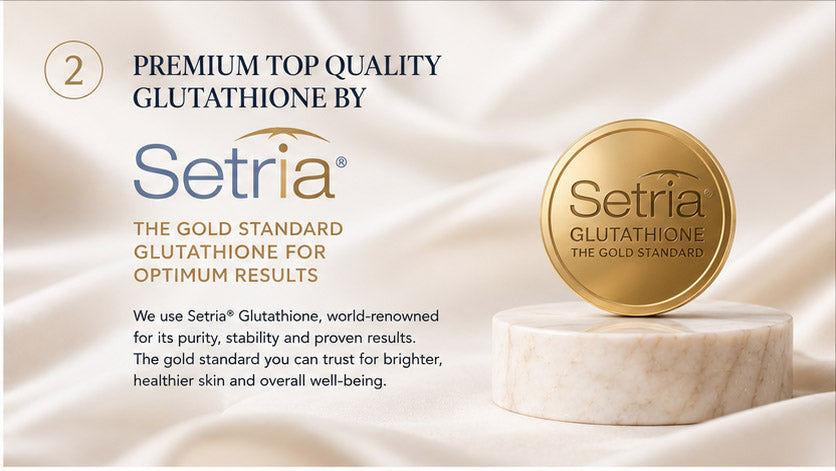 MADE WITH PREMIUM GLUTATHIONE